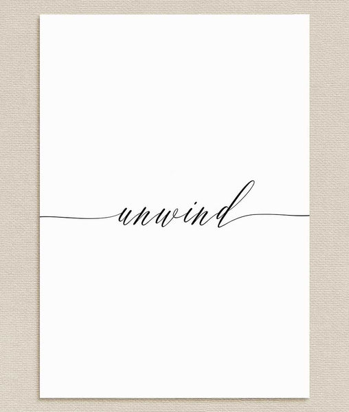 Unwind Art Print - Artsy Bath