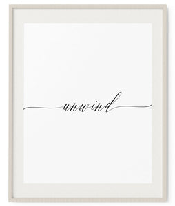 Unwind Art Print - Artsy Bath