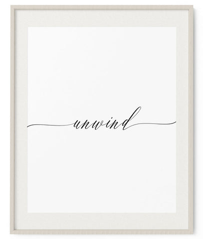 Unwind Art Print - Artsy Bath